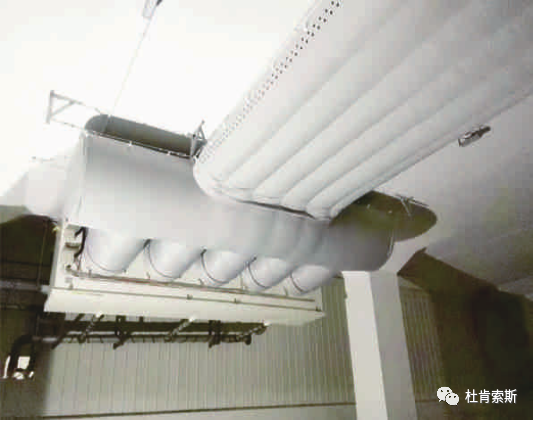 利来囯际索斯柔性风管应用在冷库