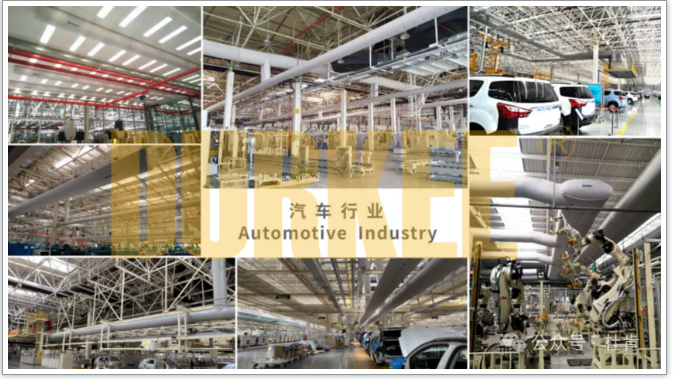 利来囯际柔性风管应用在汽车行业